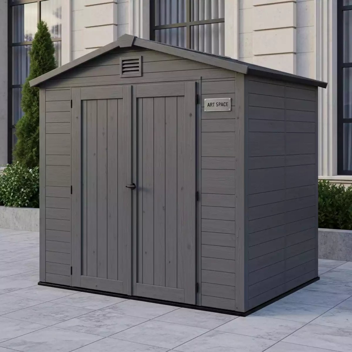 Аренда Хозблок Дарвин 4х6 118х184 см серый в комплексе Sea Galaxy — ART SPACE