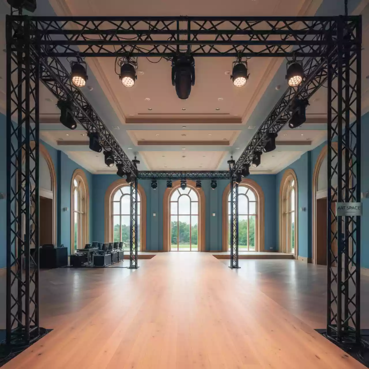 Аренда и установка фермовой конструкции и светового оборудования в казино «Сочи» — ART SPACE