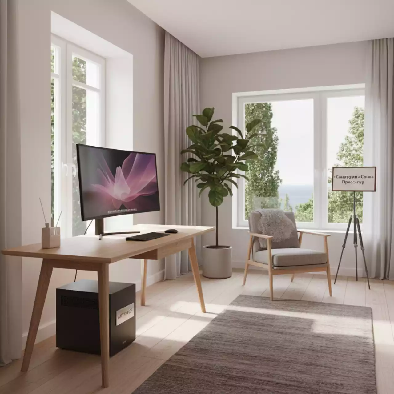 Аренда ИБП Line Interactive CyberPower BU725E в санатории «Сочи» — ART SPACE