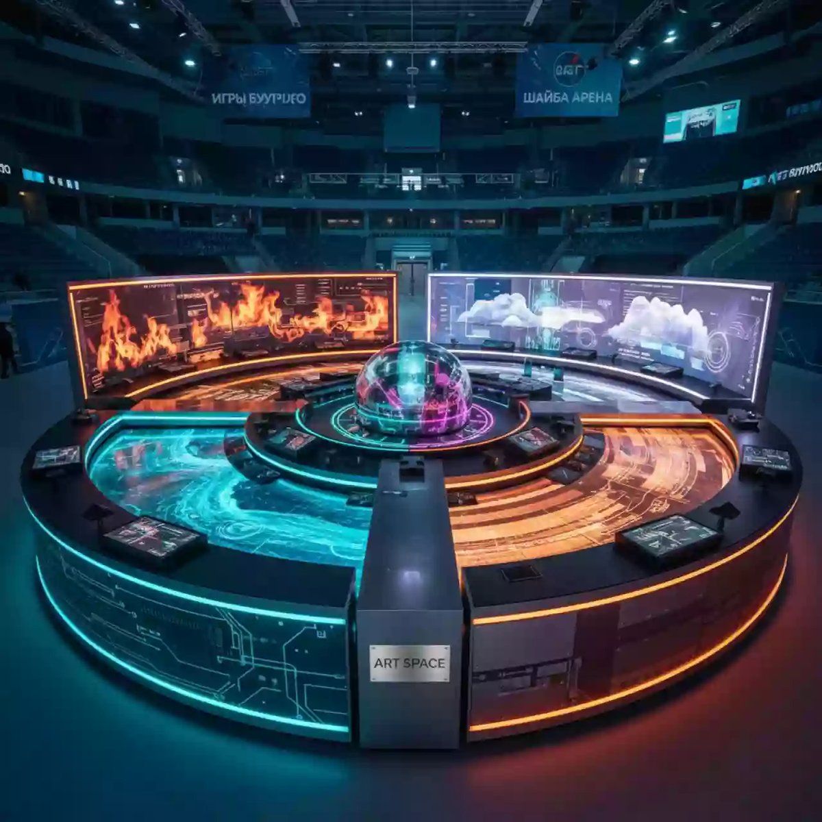 Аренда Игра 4 стихии 5 й элемент в ледовой арене «Шайба» — ART SPACE