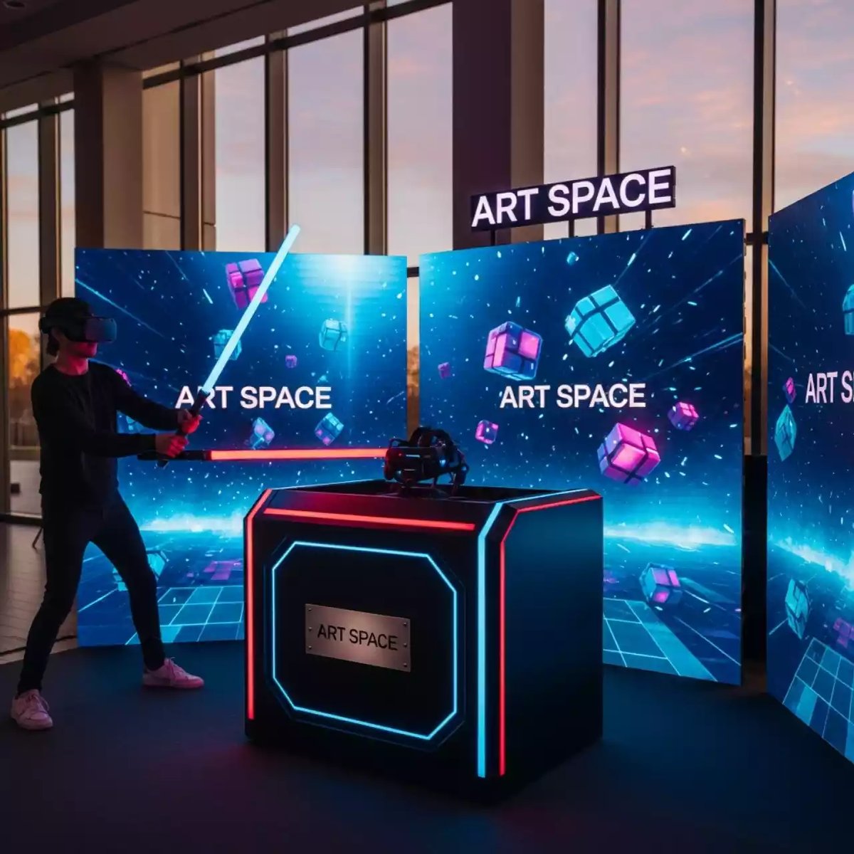 Аренда Игра Beat Saber VR в Маринс Парк Отеле — ART SPACE