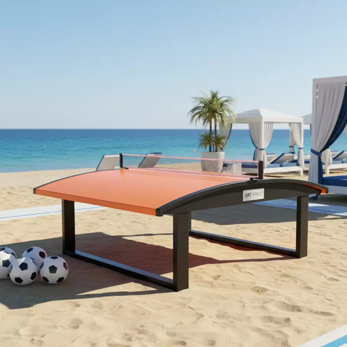 Аренда Игра футбольный теннис настольный на пляже «Ривьера» — ART SPACE