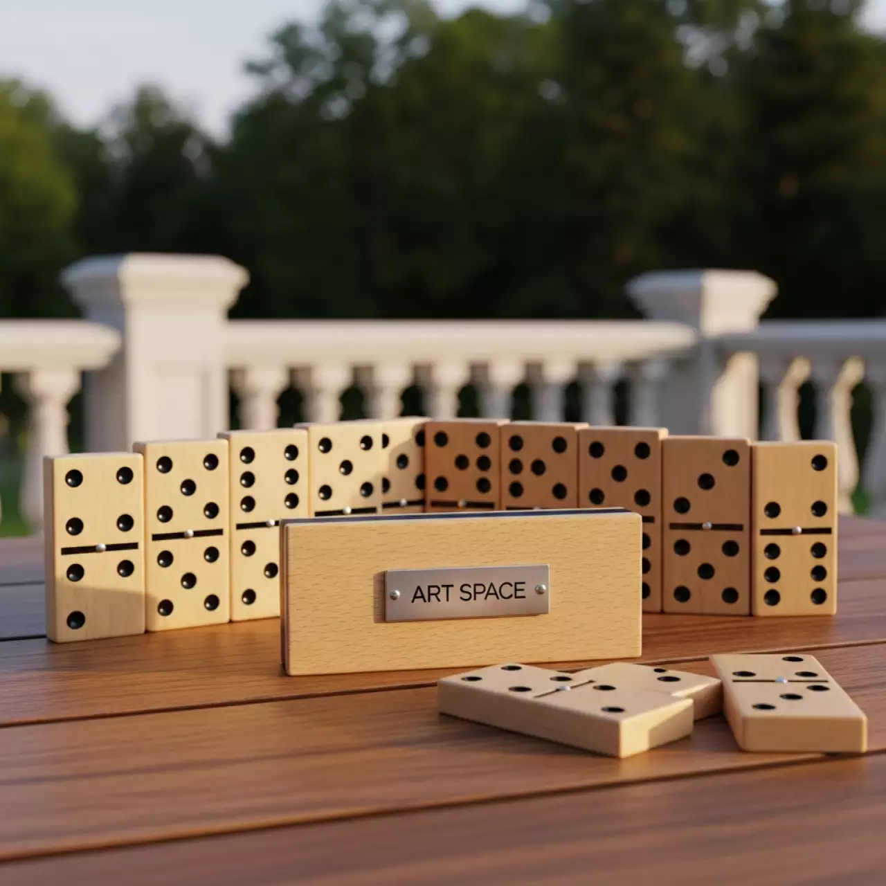 Аренда Игра настольная "Домино" в усадьбе Голицына — ART SPACE