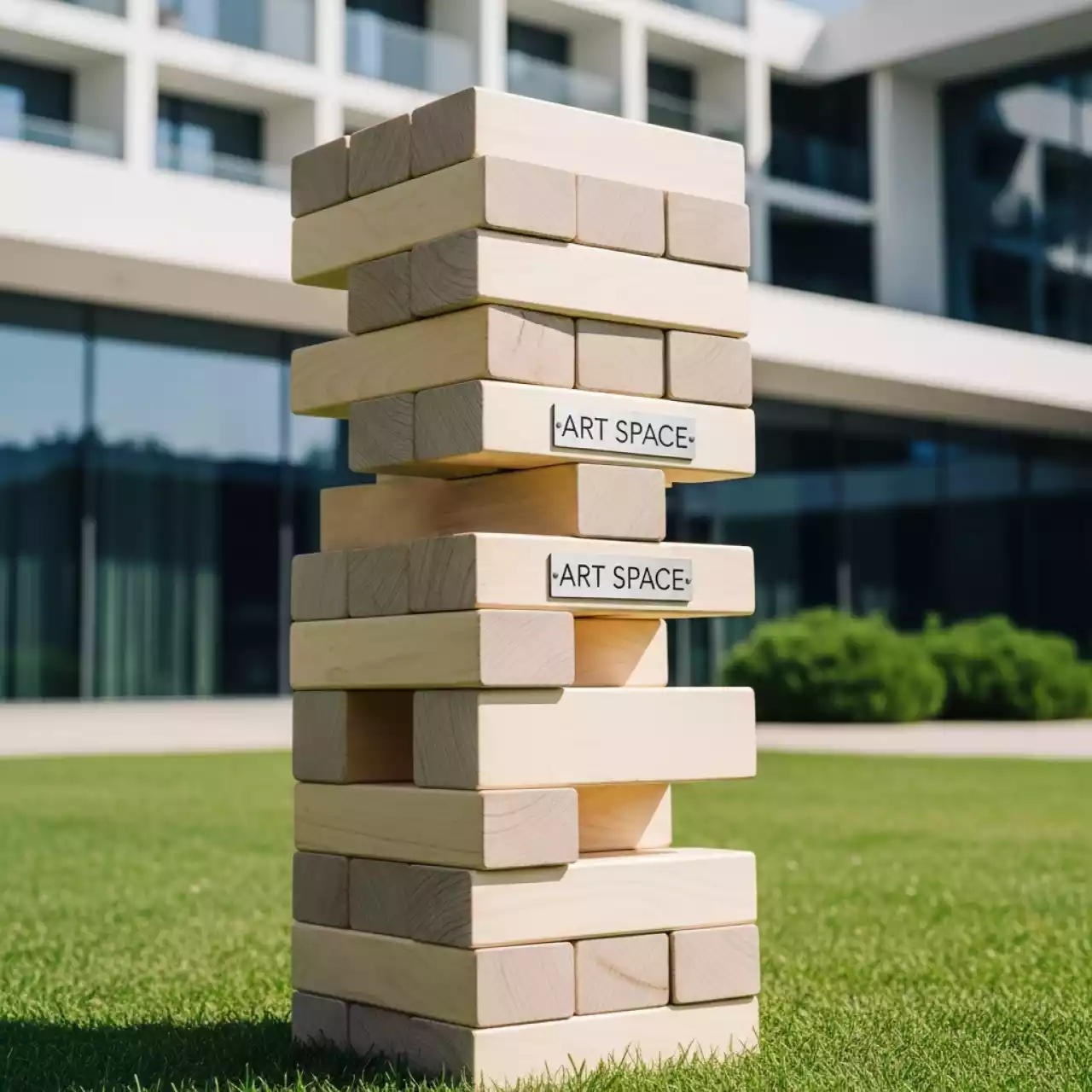 Аренда Игра настольная Гигантская Дженга в Sport Inn Hotel & Wellness — ART SPACE