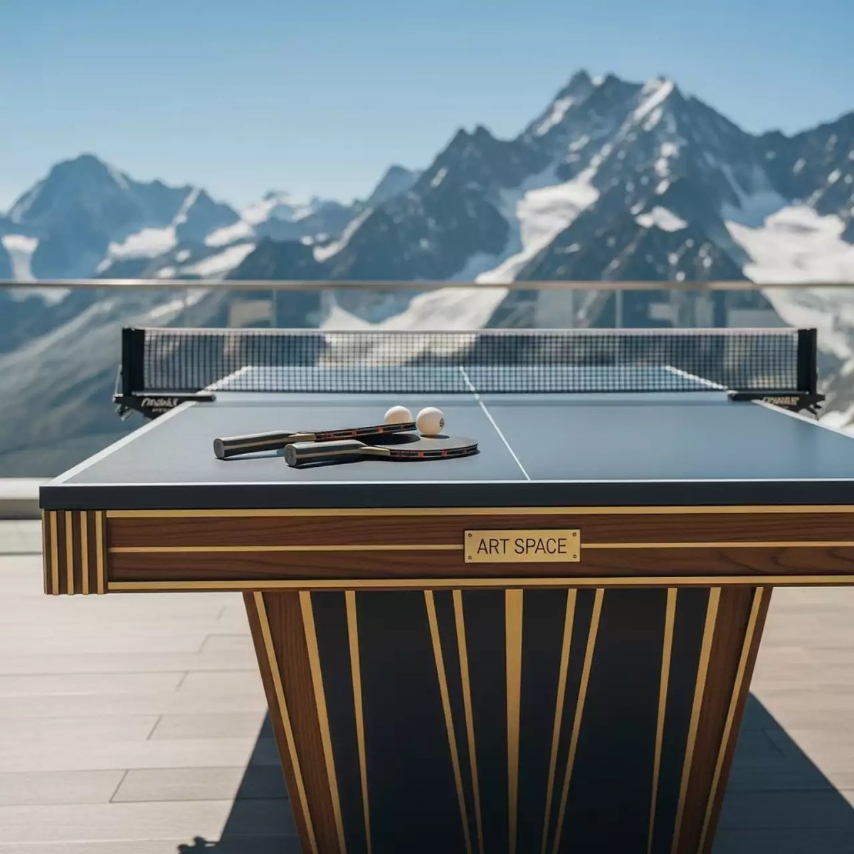 Аренда Игра настольный теннис на площадке Rosa Peak (2320м) — ART SPACE