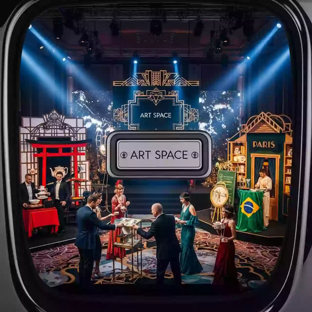 Аренда Игра Новогоднее путешествие вокруг света в Гранд Отель Сочи — ART SPACE