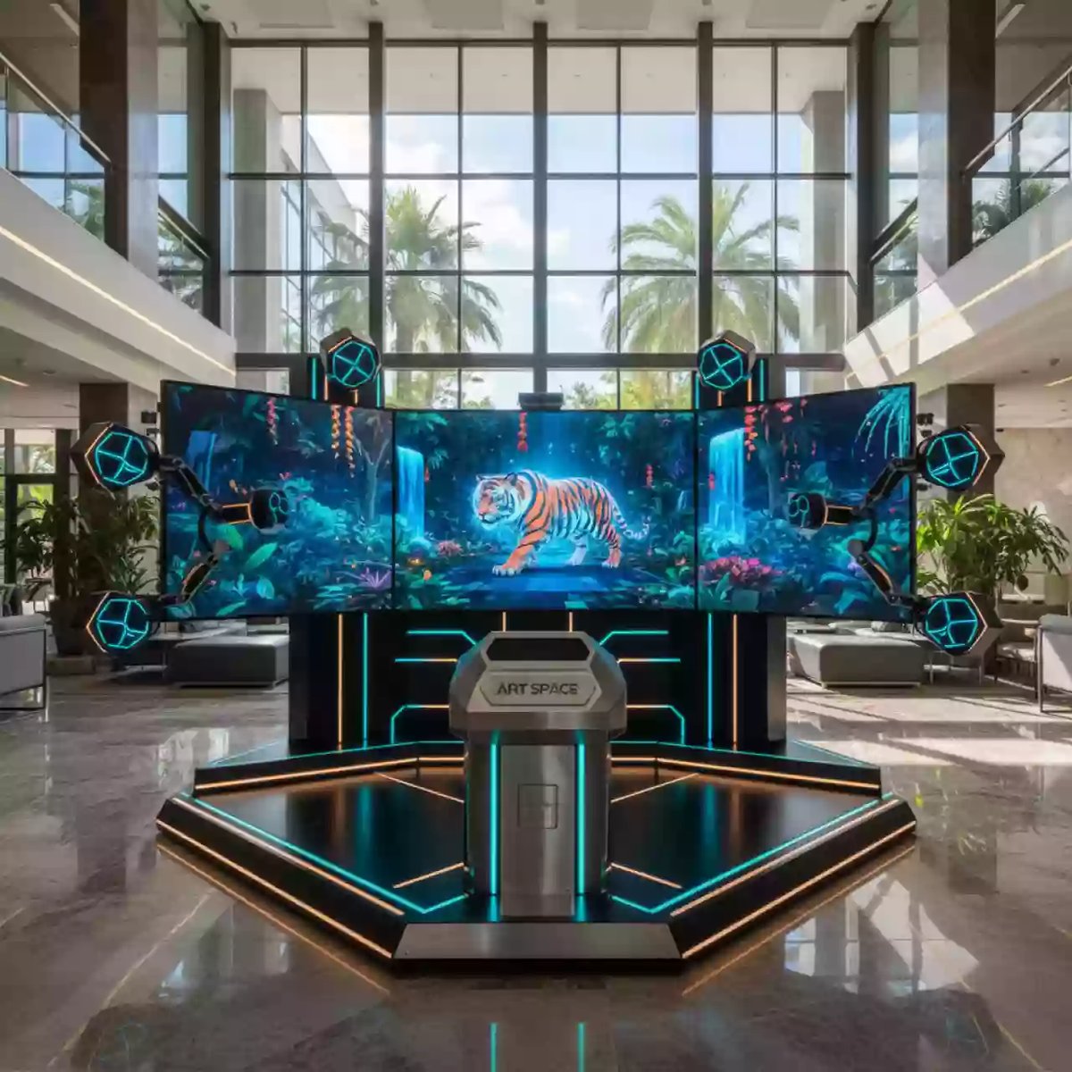 Аренда Игра "Охота на тигра" в Маринс Парк Отеле — ART SPACE