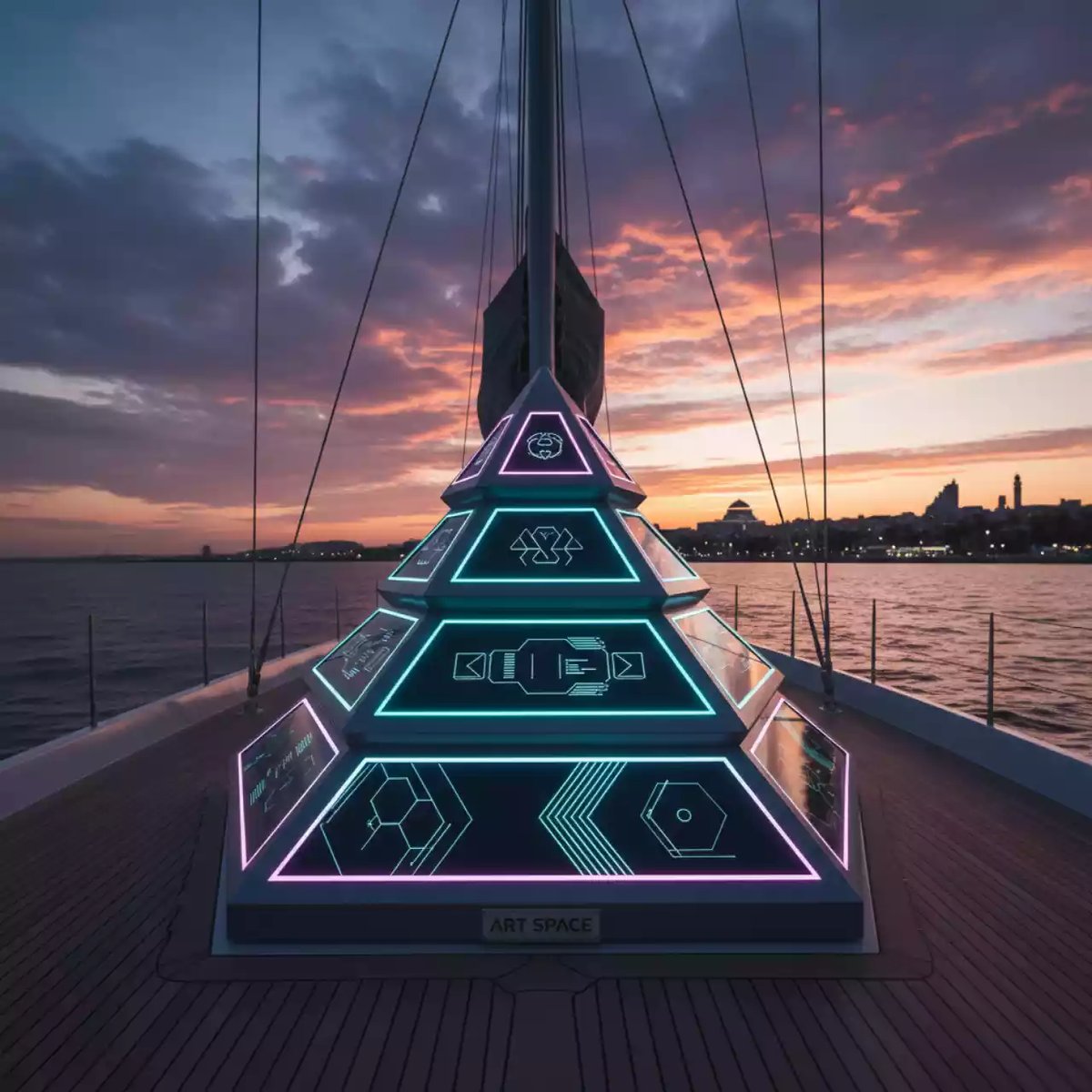 Аренда Игра Проект Пирамида на парусной регате (Сочи) — ART SPACE