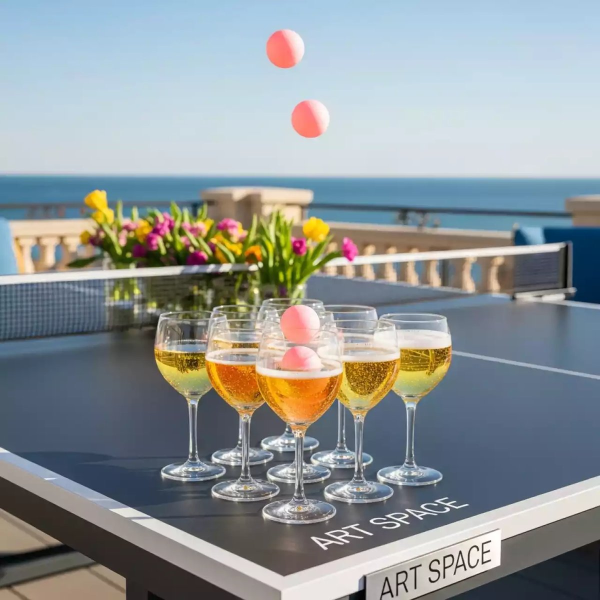 Аренда Игра Просекко понг в гранд-отеле «Жемчужина» — ART SPACE