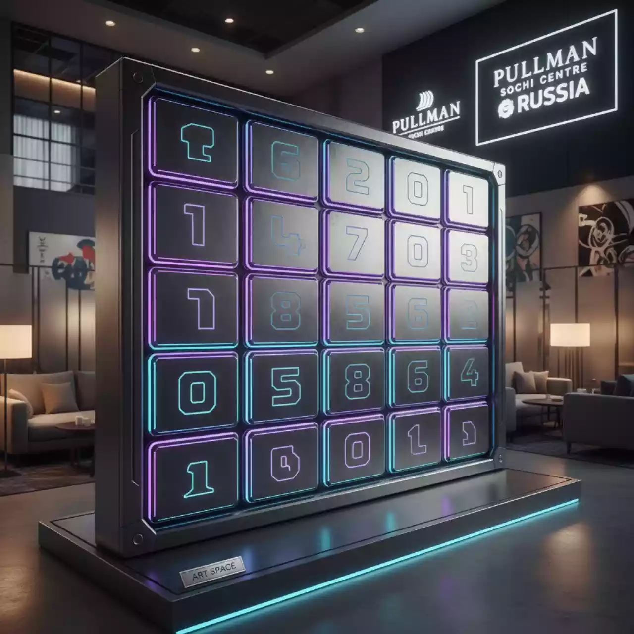 Аренда Игра "Пятнашка" большая в Pullman Sochi Centre — ART SPACE