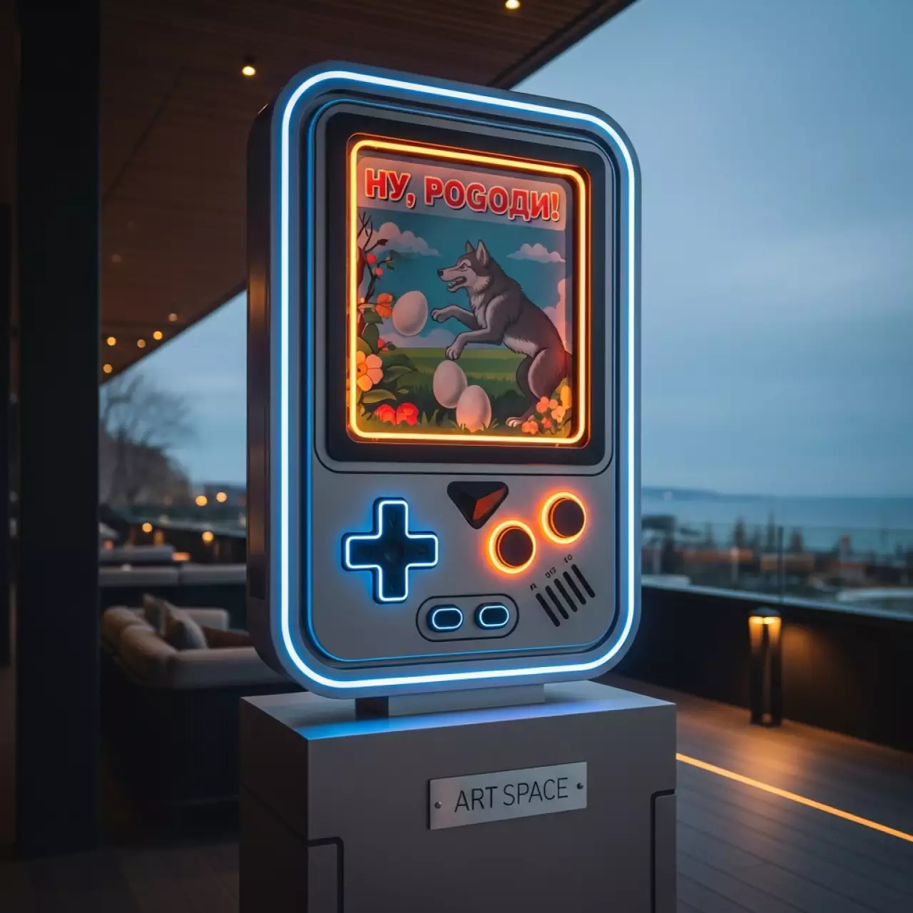 Аренда Игра СССР Ну погоди в Bridge Resort — ART SPACE