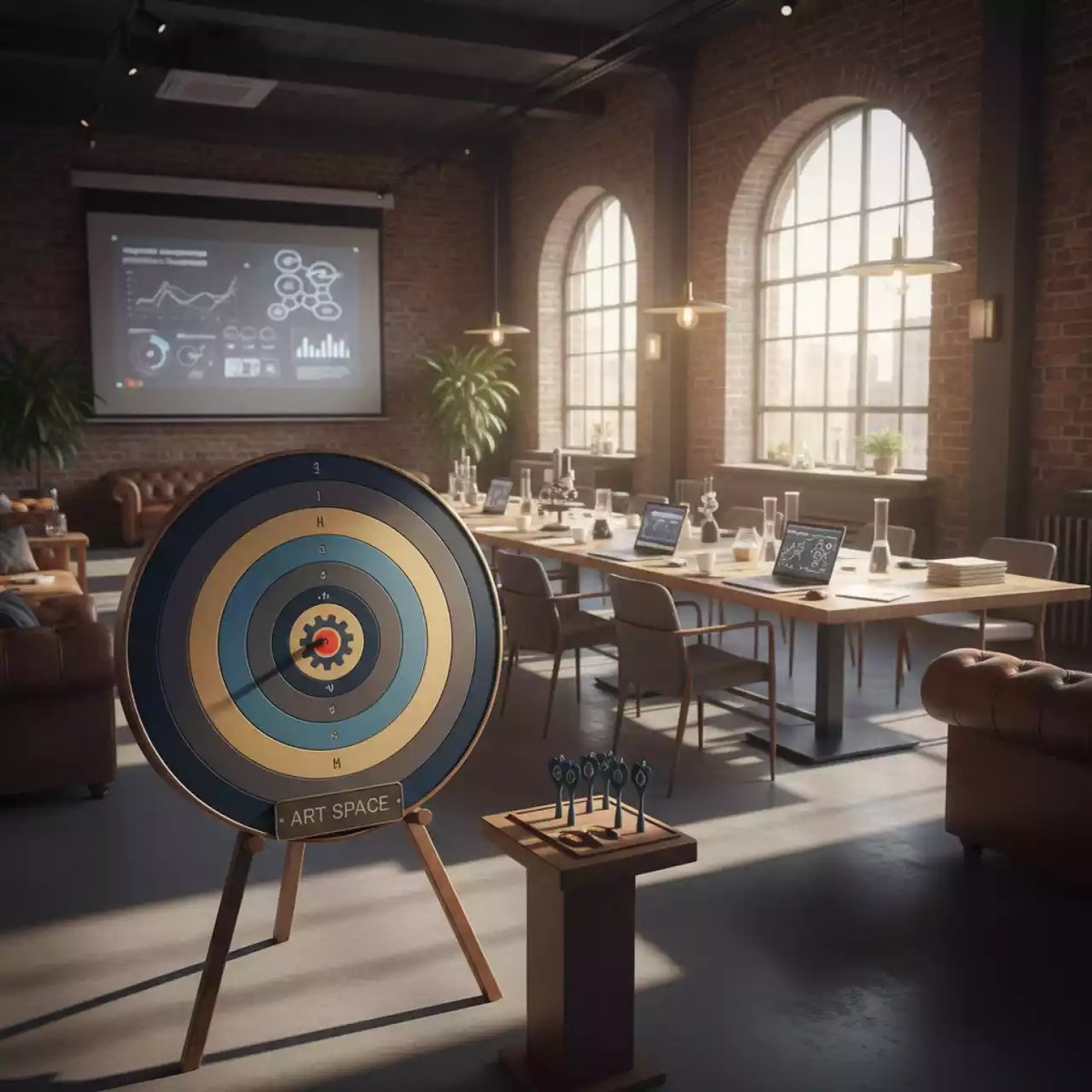 Аренда Игра Точно в цель офис в ресторане «Сыроварня» — ART SPACE