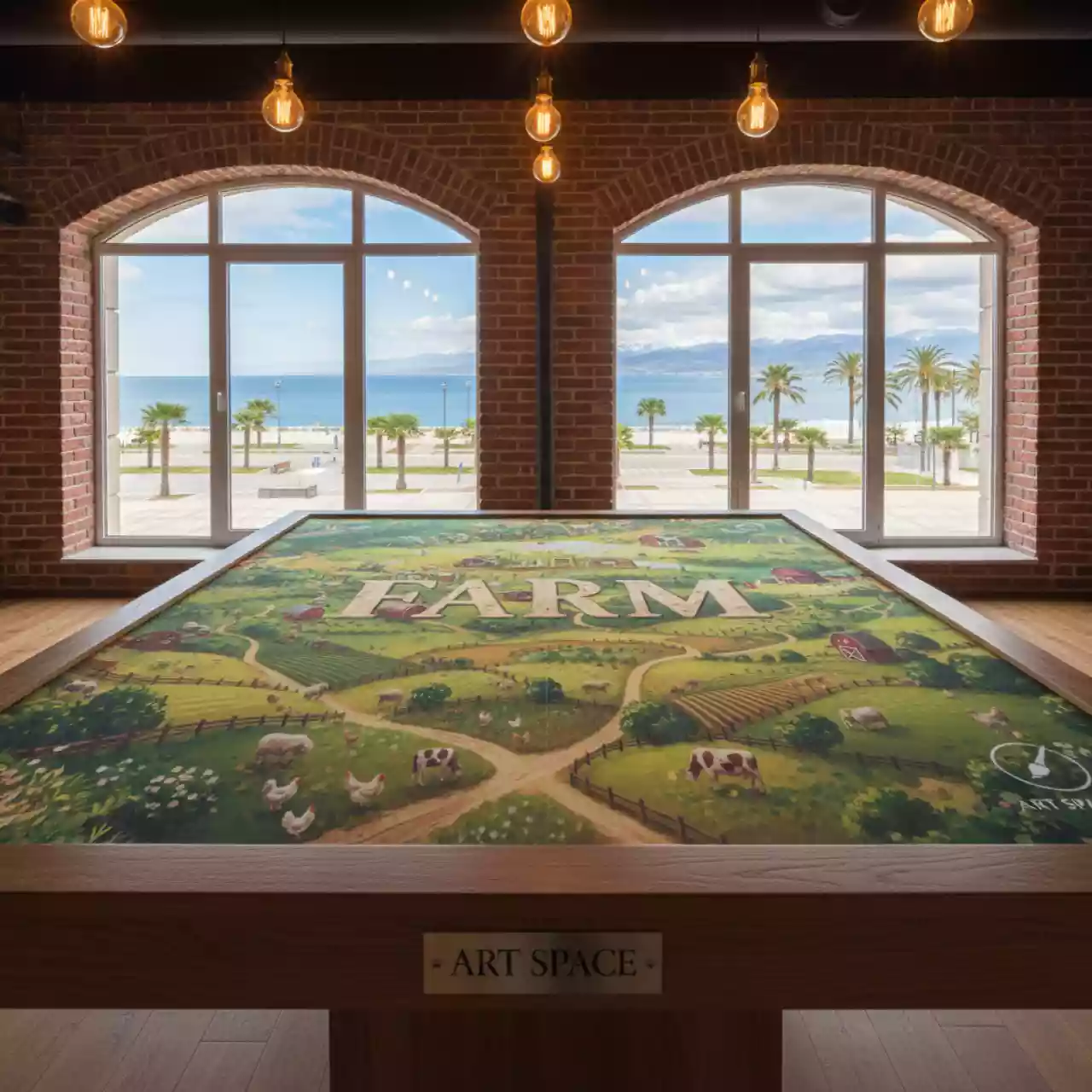 Аренда Игровое поле Ферма 105х75 см на Имеретинской набережной — ART SPACE