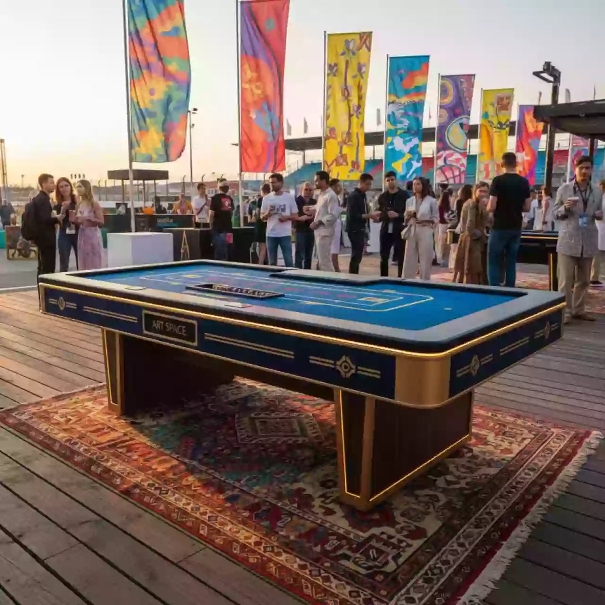 Аренда Игровые столы для игры в кости на Сочи Автодроме — ART SPACE