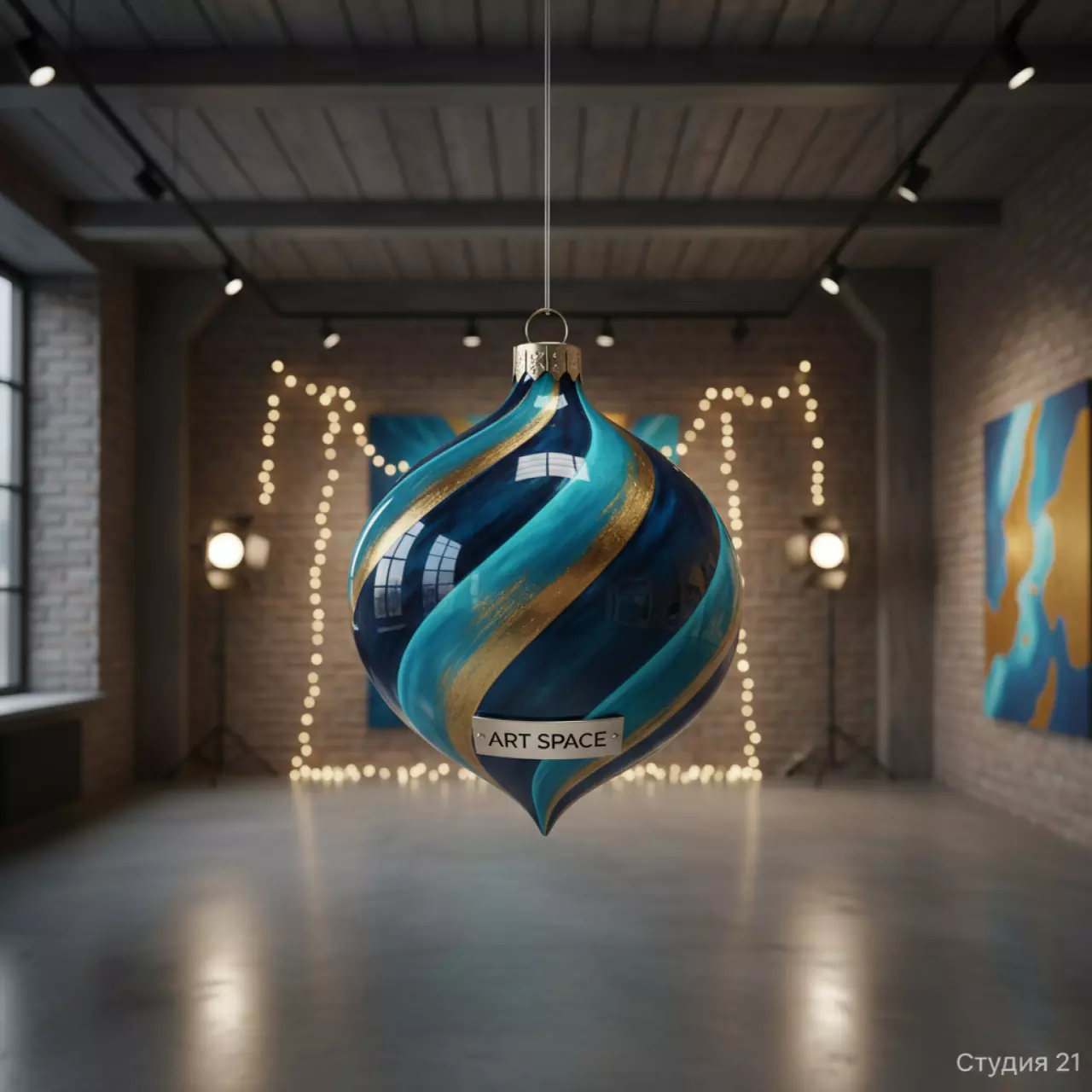 Аренда Игрушка елочная академическая в лофте «Студия 21» — ART SPACE