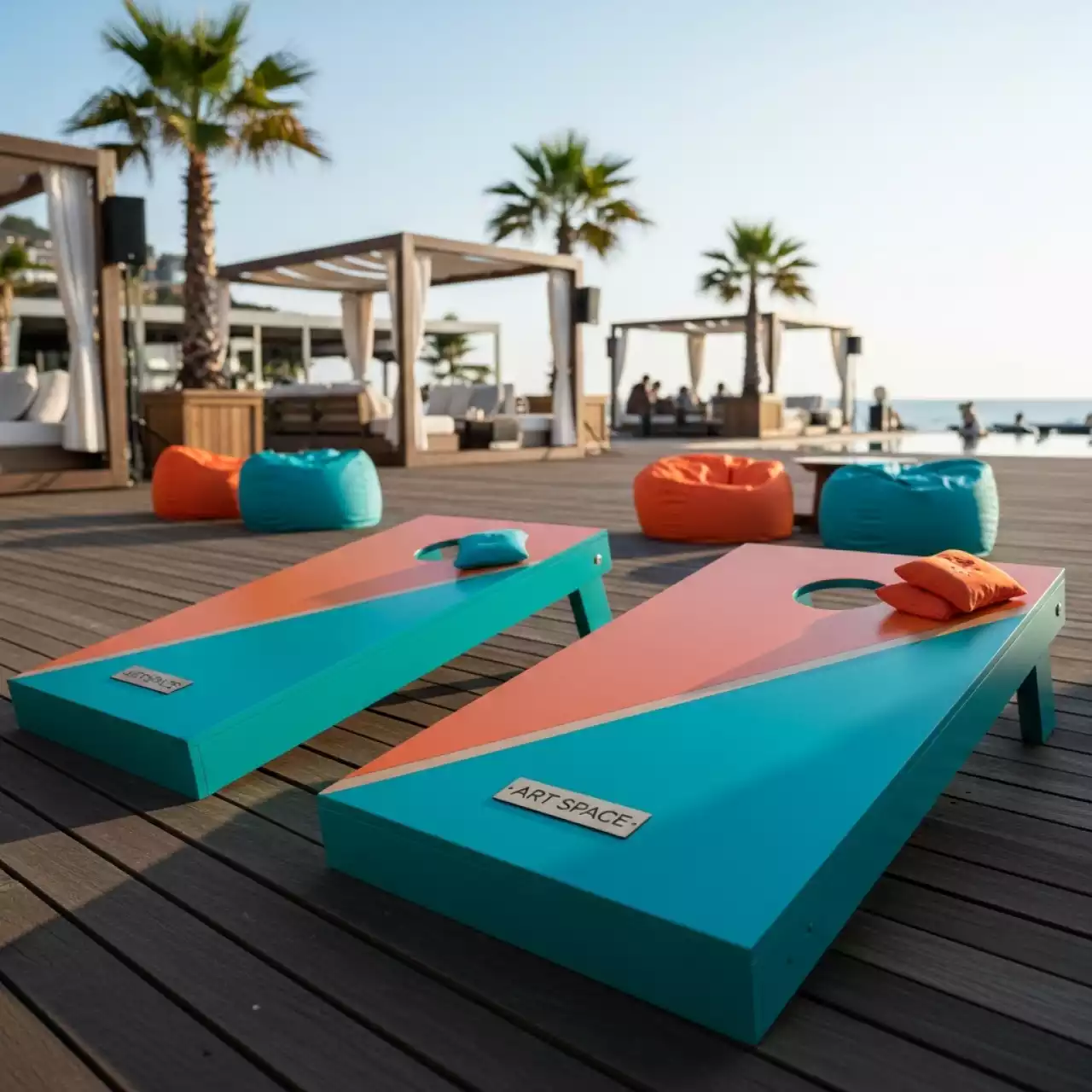 Аренда Игры Корнхол на пляжных клубах Хосты — ART SPACE