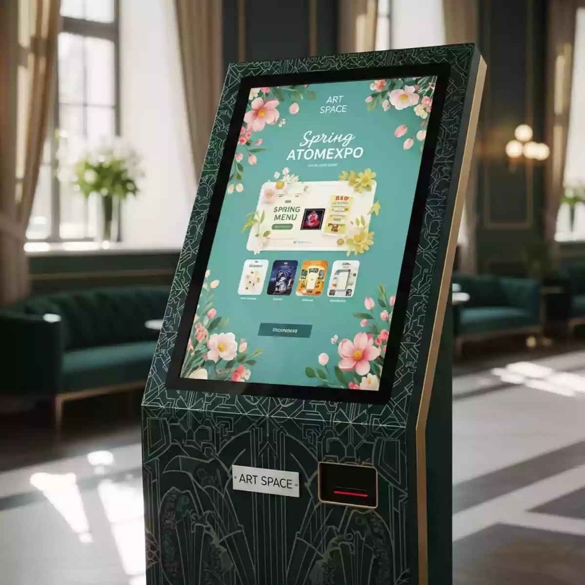 Аренда Инфокиоск сенсорный Пионер 43 Android в Green Flow Hotel — ART SPACE