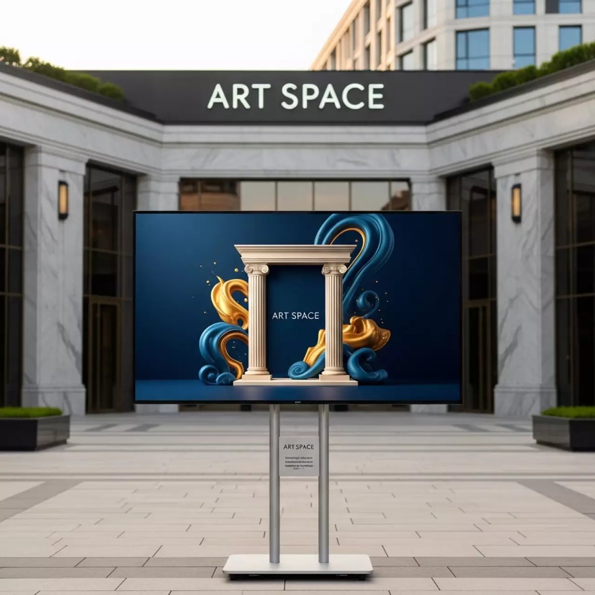 Аренда Информационная панель NEC MultiSync M651 в МФК «Горный» — ART SPACE