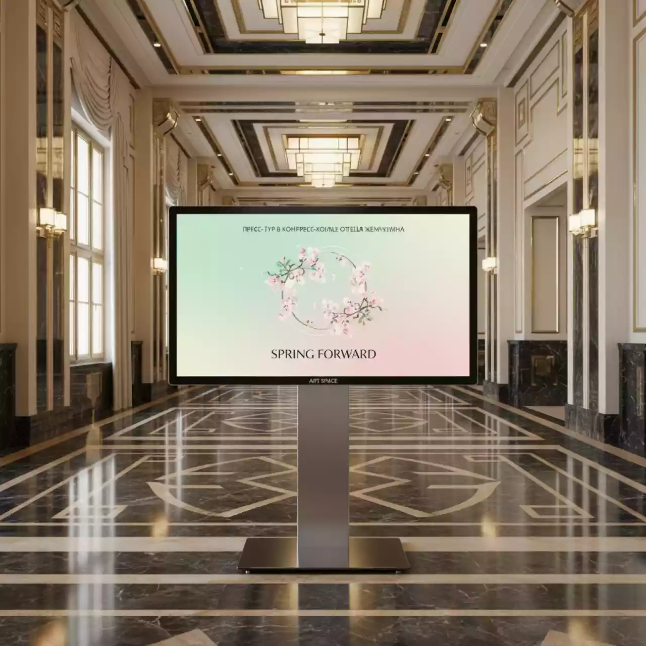 Аренда Информационная панель NexTouch NextPanel DS 55 в конгресс-холле отеля Жемчужина — ART SPACE