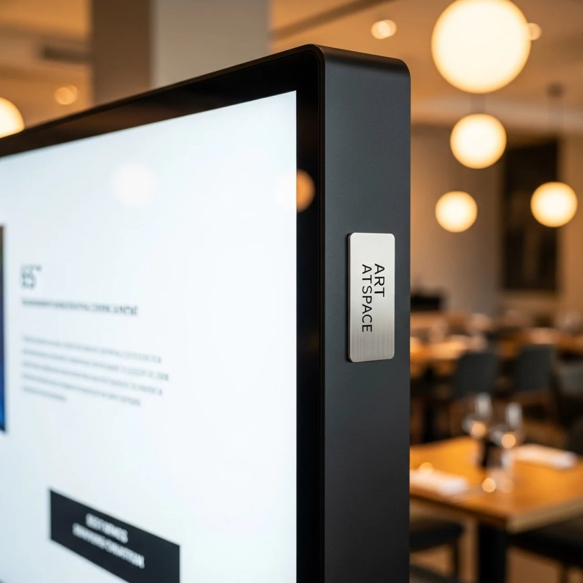 Аренда Информационная панель NexTouch NextPanel DS 65 в ресторане «D.O.M» — ART SPACE