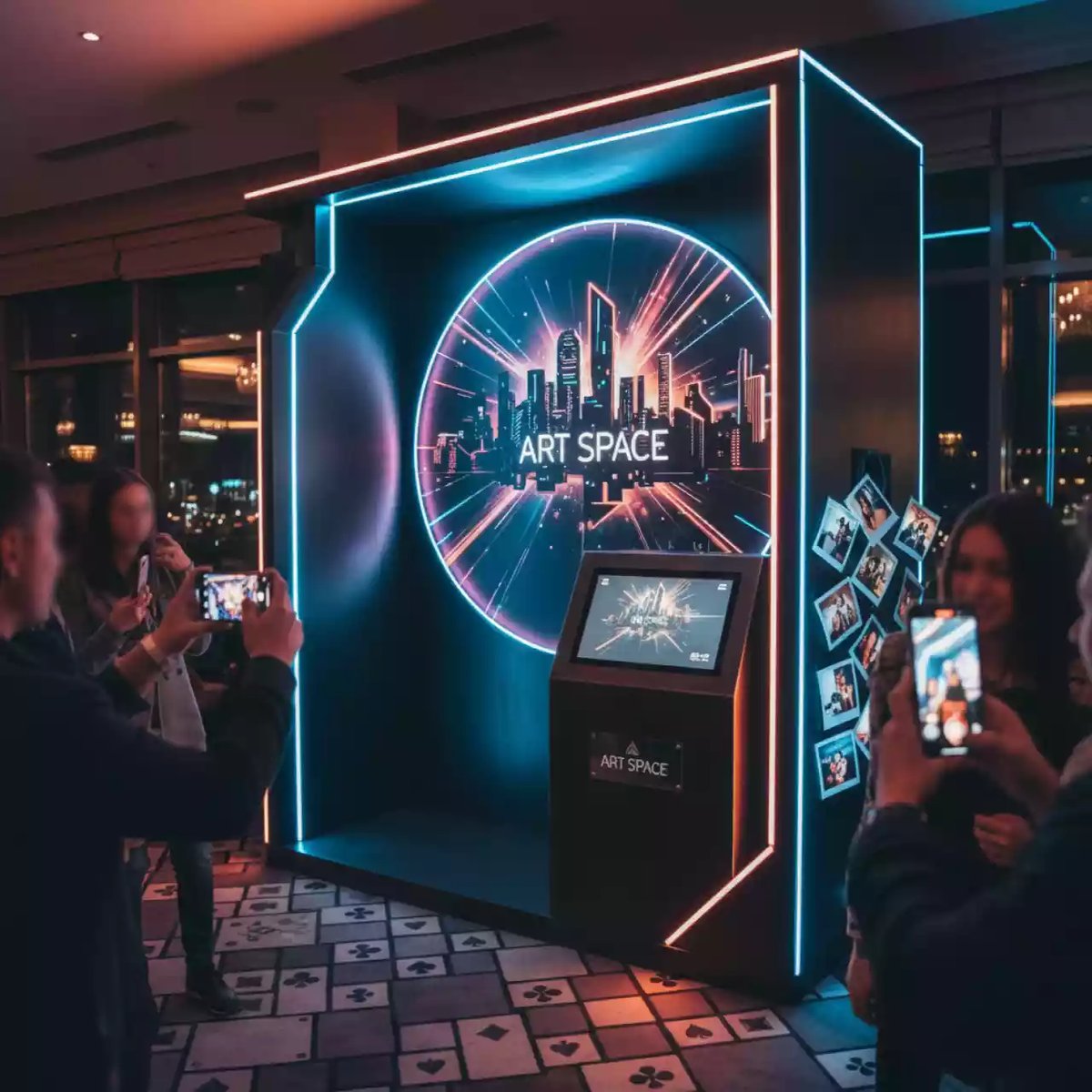 Аренда Инстабокс печать из Инстаграм в ресторане «La Terrazza» — ART SPACE