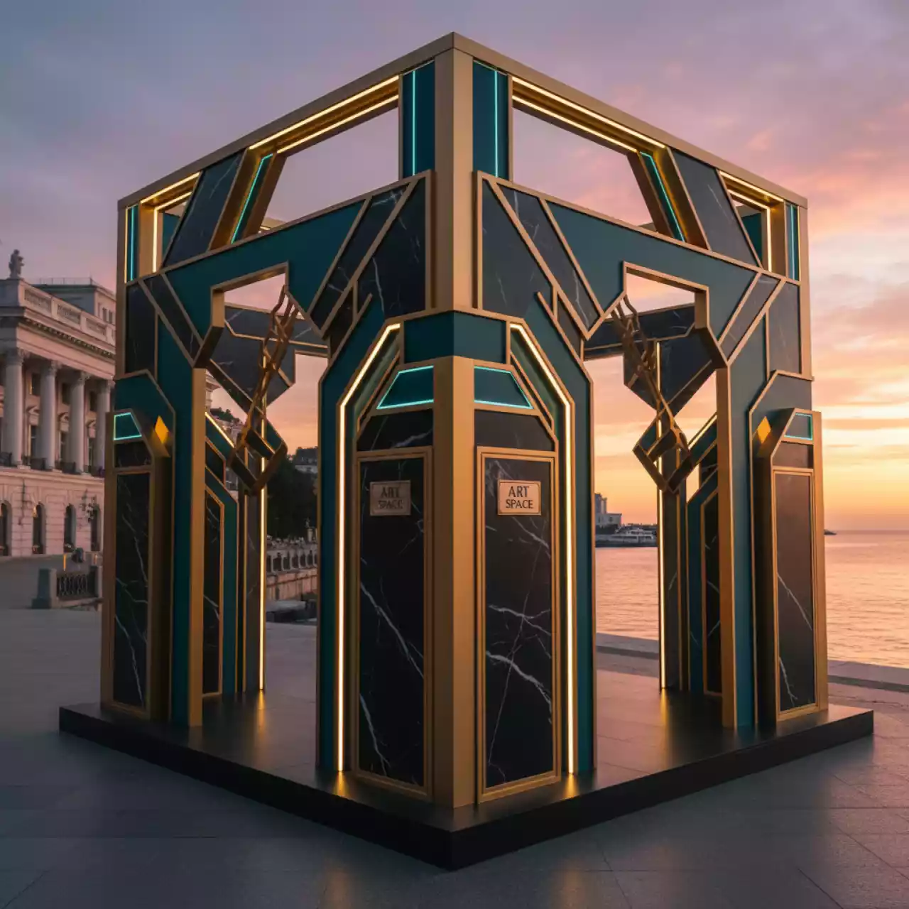 Аренда Инсталляции комбинированные на территории Морпорта Сочи — ART SPACE