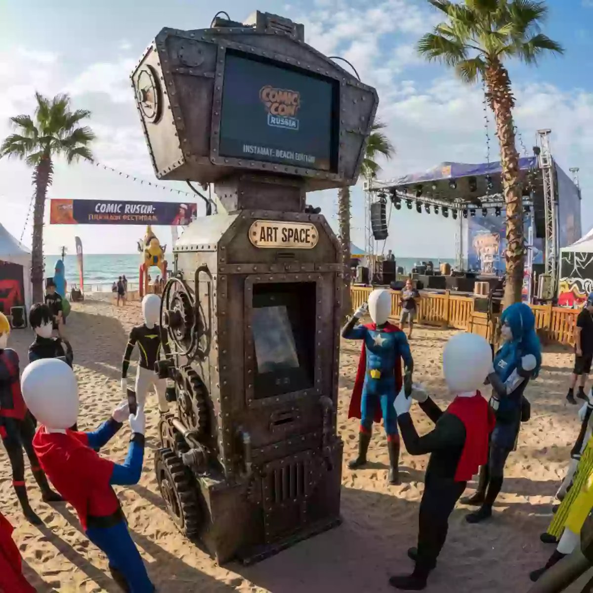 Аренда Инстамат на пляже «Мандарин» — ART SPACE