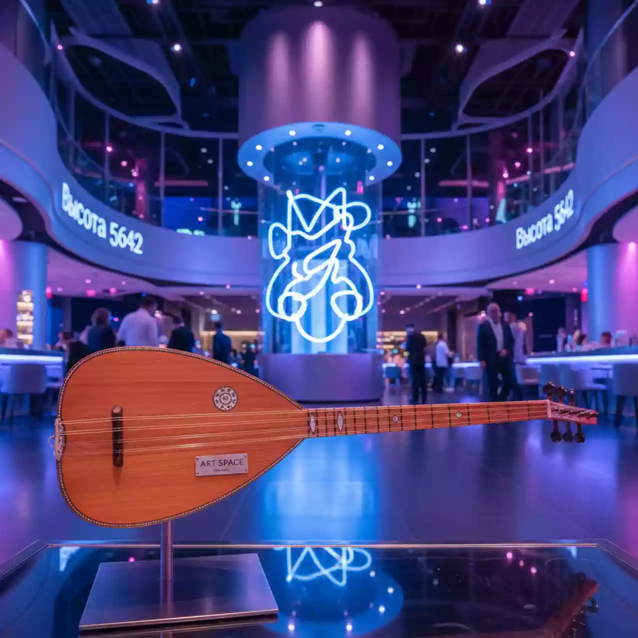 Аренда Инструмент музыкальный востока саз в ресторане «Высота 5642» — ART SPACE