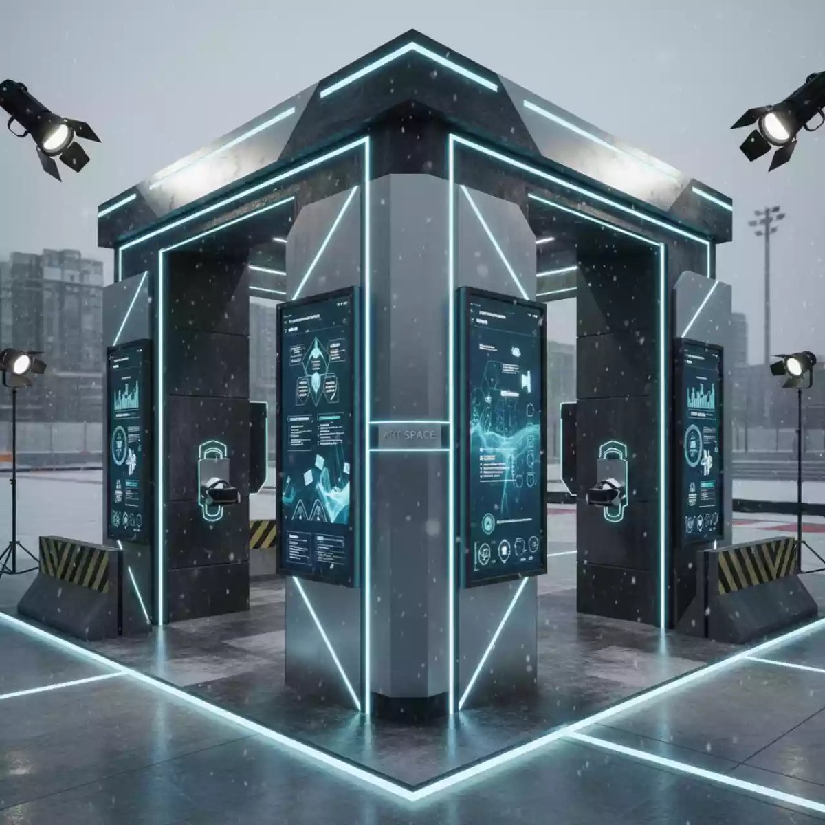 Аренда Интерактив 'Школа безопасности' на Сочи Автодроме — ART SPACE