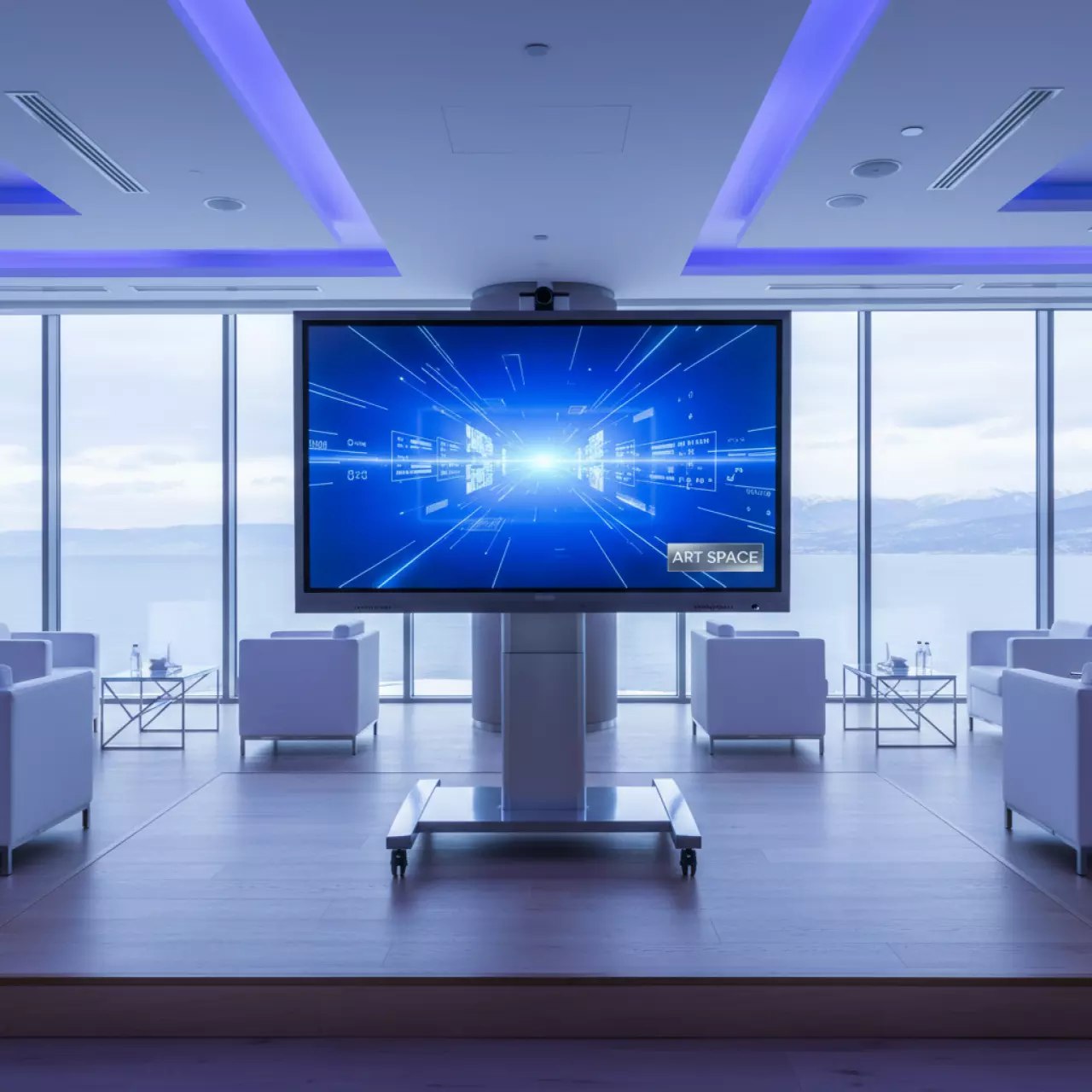 Аренда Интерактивная доска SMART Board SBM680 в комплексе Sea Galaxy — ART SPACE