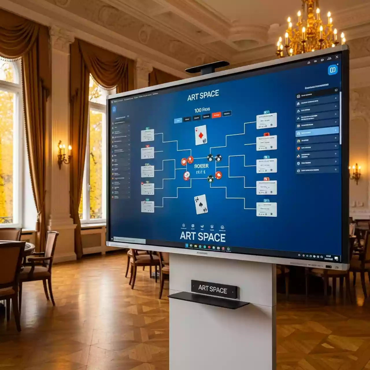 Аренда Интерактивная доска Yesvision BW100 10 touch на вилле «Анна» — ART SPACE