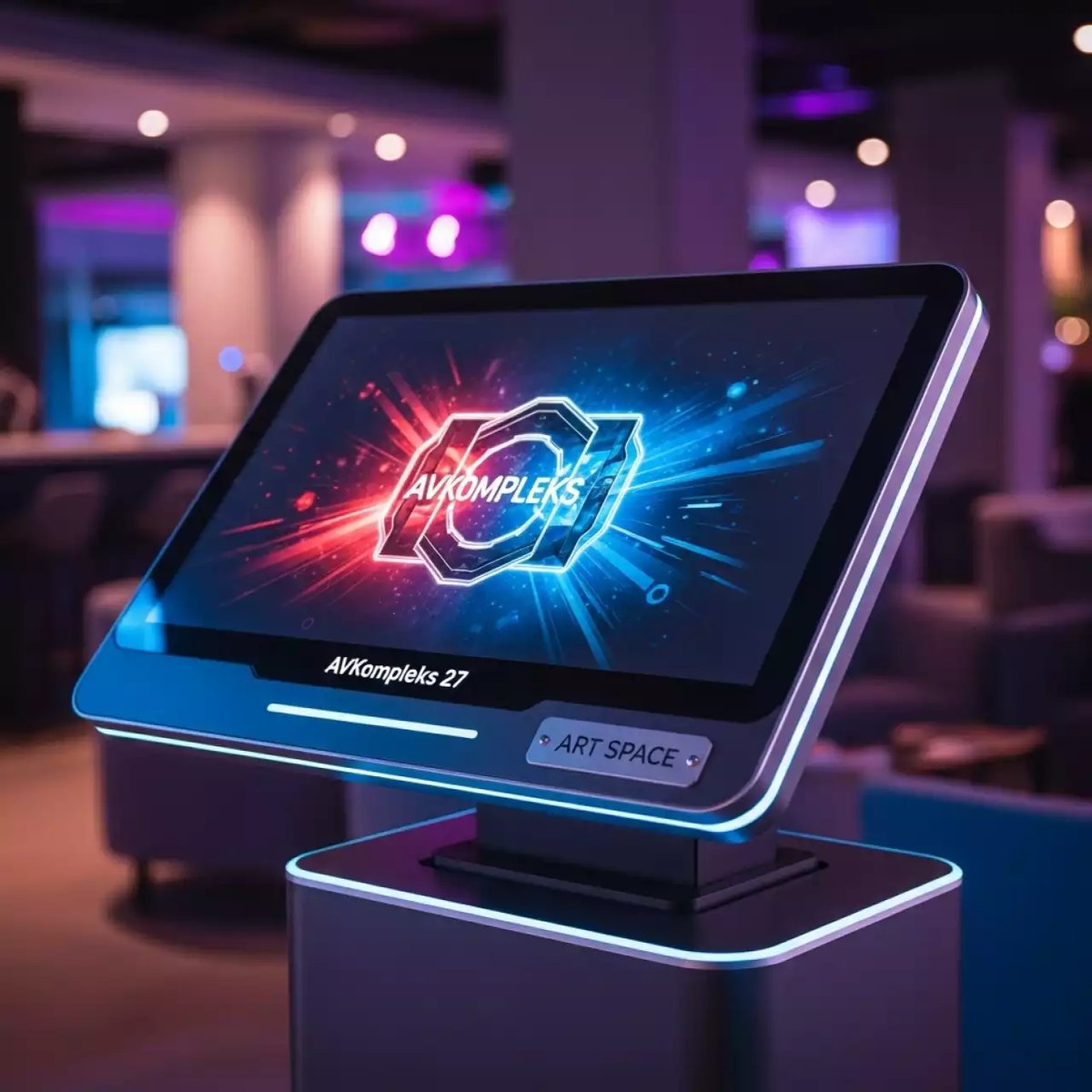 Аренда Интерактивная настольная книга AVKompleks 27 на подъемном устройстве в Delta Sirius — ART SPACE