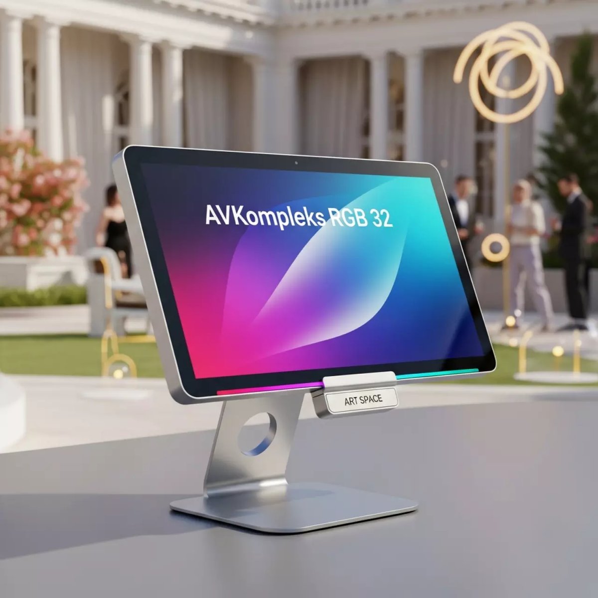 Аренда Интерактивная настольная книга AVKompleks RGB 32 на стационарной опоре в санатории «Русь» — ART SPACE