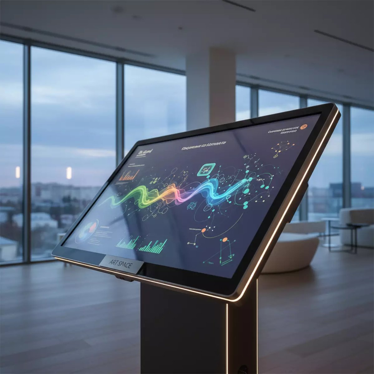 Аренда Интерактивная панель 65 дюймов Full HD в санатории «Заполярье» — ART SPACE