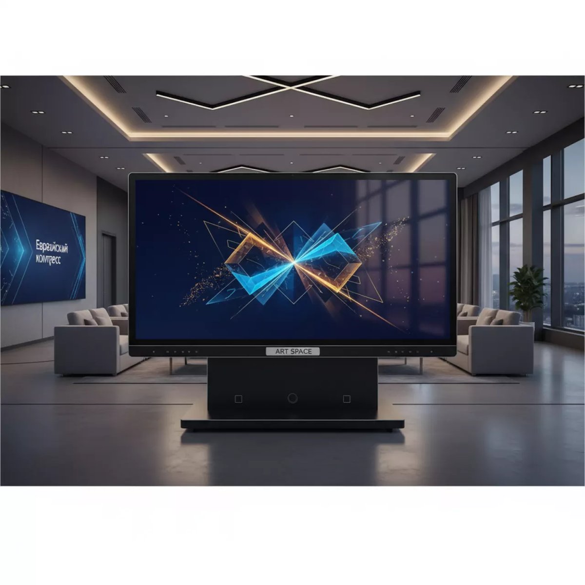 Аренда Интерактивная панель Axe Tech Union Premium 86 дюймов в отеле Radisson Lazurnaya — ART SPACE