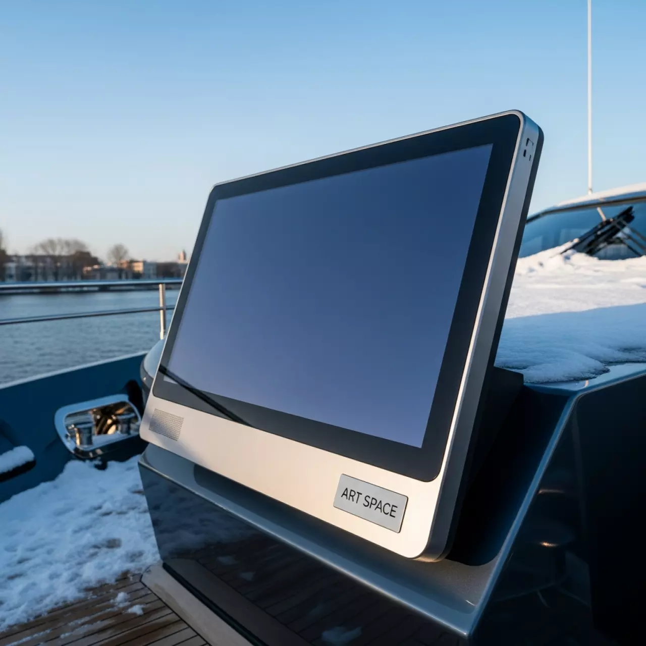 Аренда Интерактивная панель AxeTech Union 43 дюйма на VIP-яхте (Имеретинский порт) — ART SPACE
