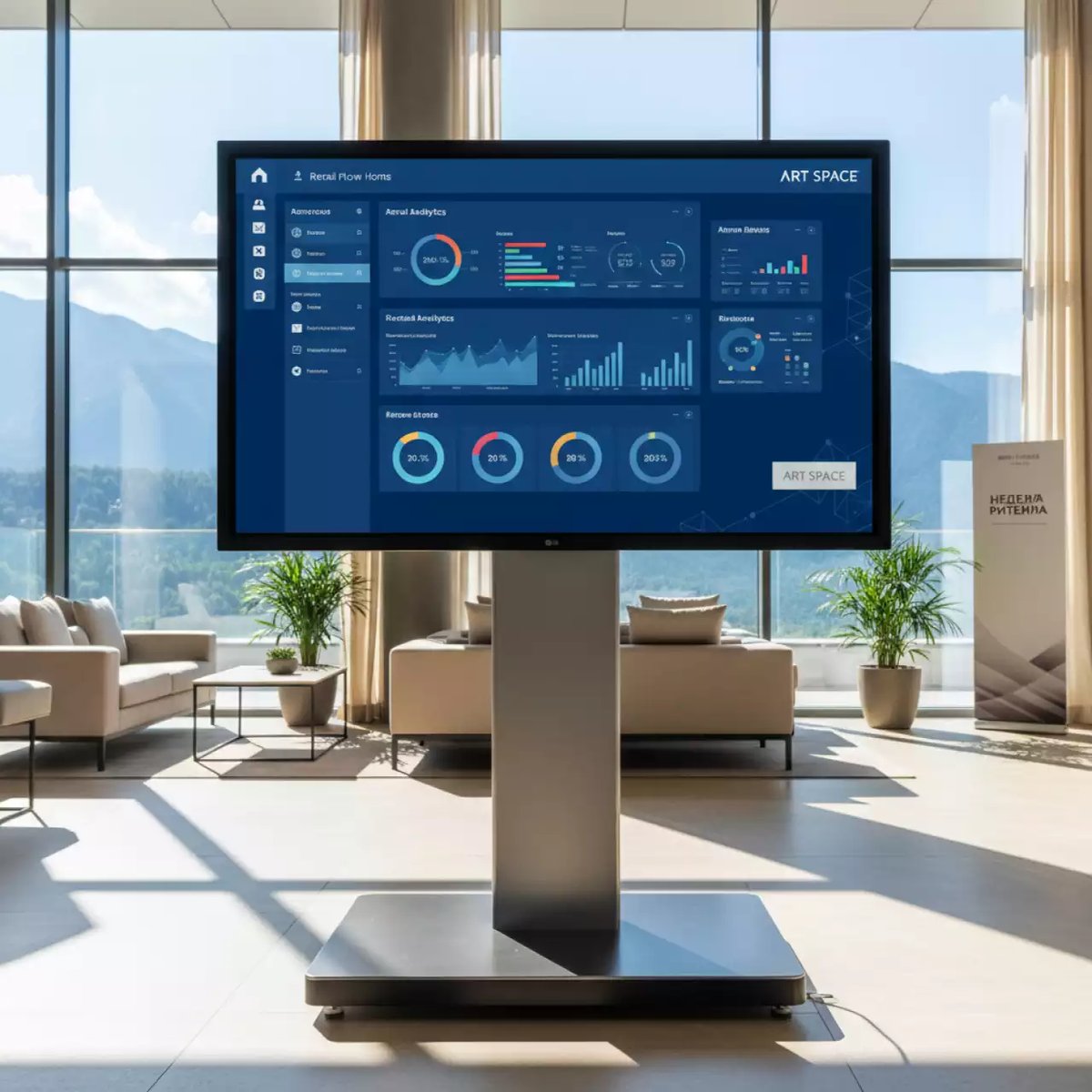 Аренда Интерактивная панель DEPO BT70 65U в Green Flow Hotel — ART SPACE