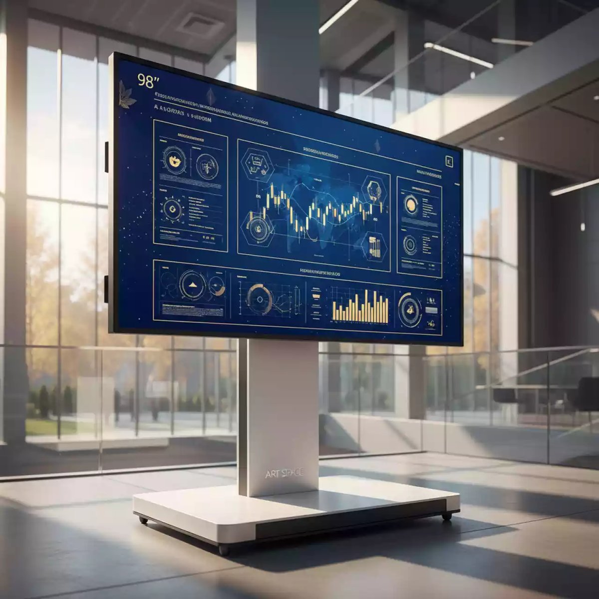 Аренда Интерактивная панель DIELLO DI 98IFP EC 98 дюймов в Университете «Сириус» — ART SPACE