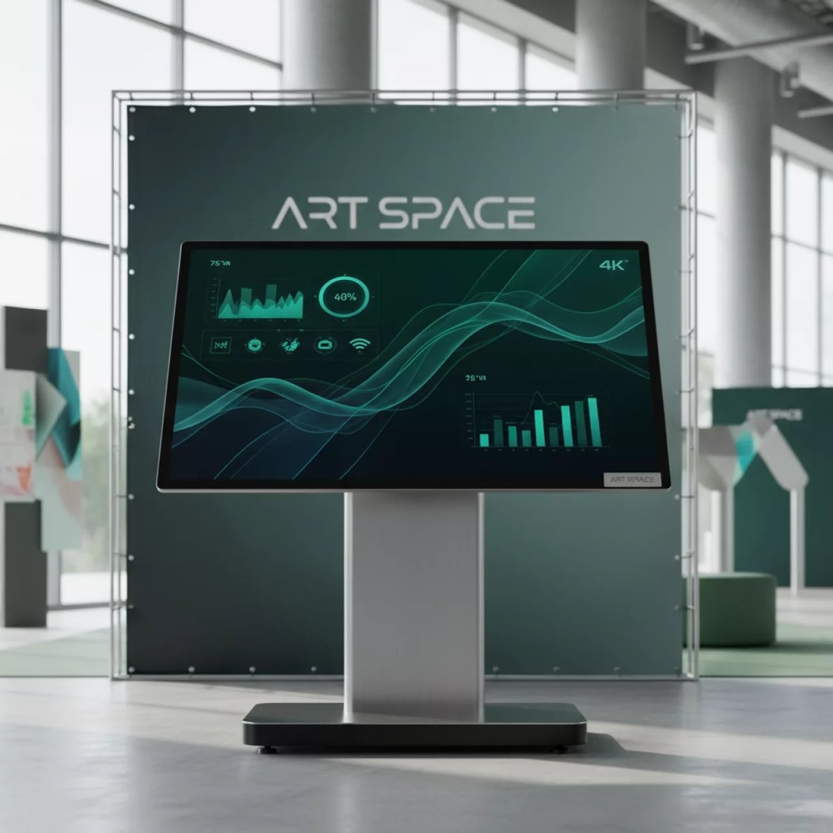 Аренда Интерактивная панель Эмеральд EML751 в этно-парке «Моя Россия» — ART SPACE