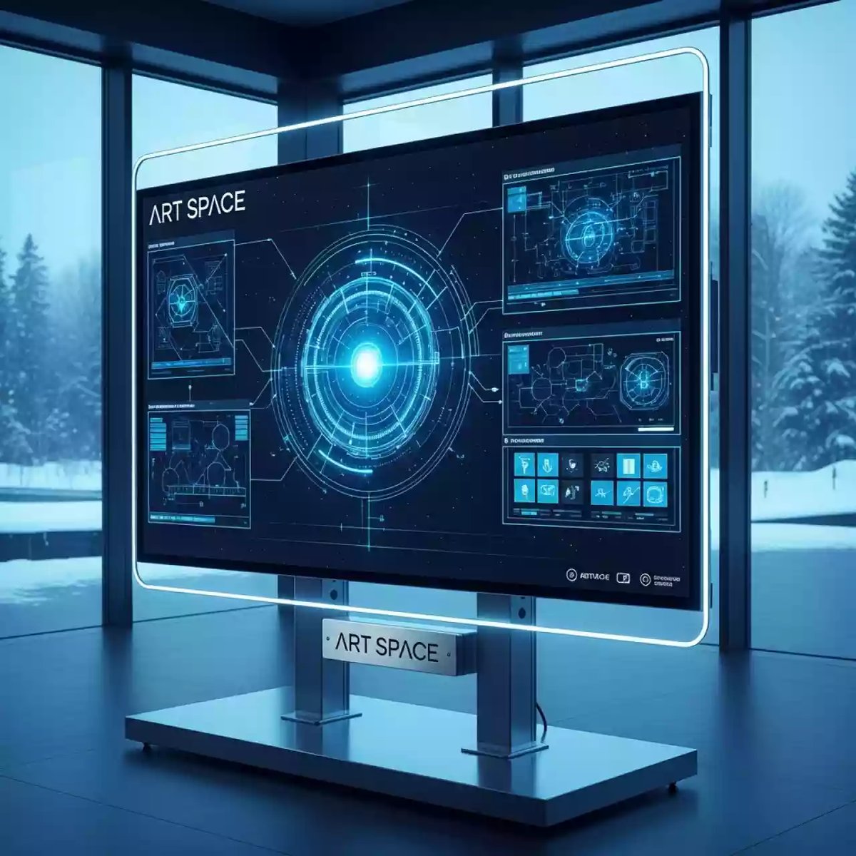 Аренда Интерактивная панель LIGA group IP 86 A14 86 дюймов 4K на вилле «Анна» — ART SPACE