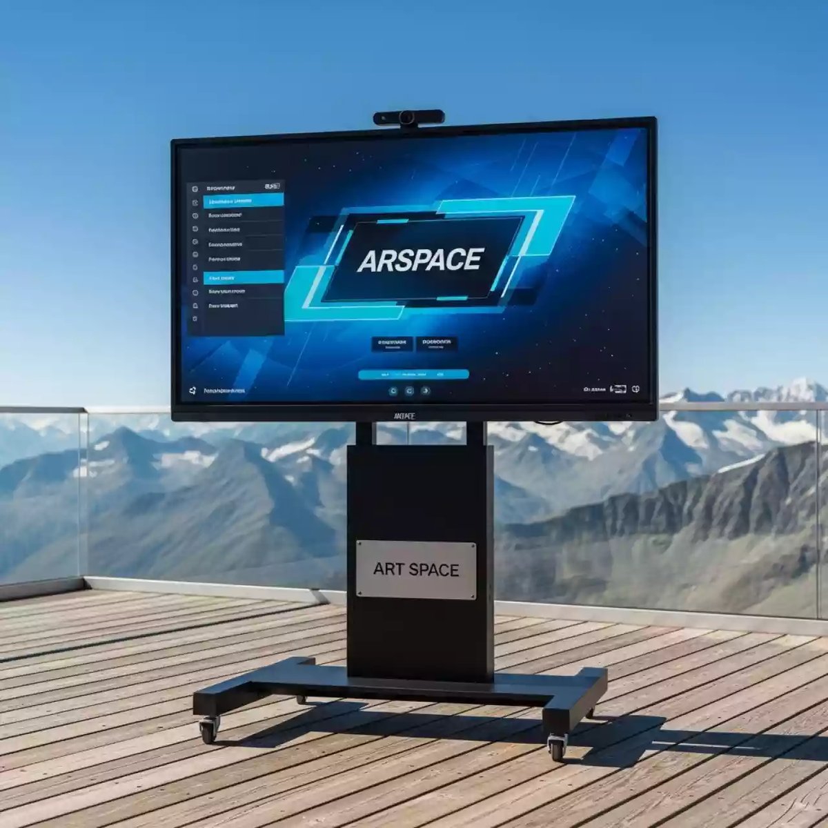 Аренда Интерактивная панель NexTouch NextPanel 65 4K IR Touch Android 8.0 OPS Intel Core i5 8 120 Гб Win10 на площадке Rosa Peak (2320м) — ART SPACE