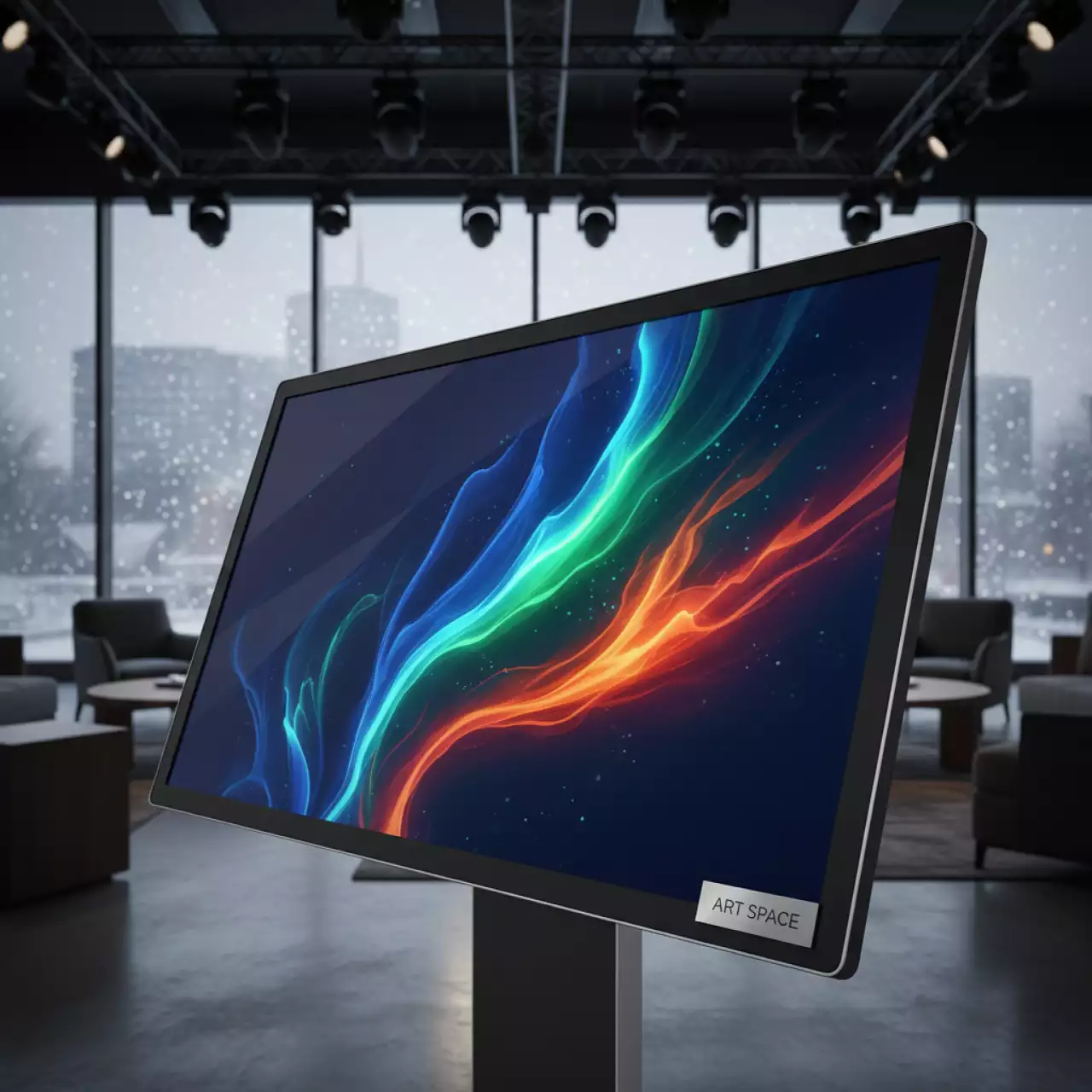 Аренда Интерактивная панель Prestel TSP 4K653 65 в Mövenpick Hotel — ART SPACE