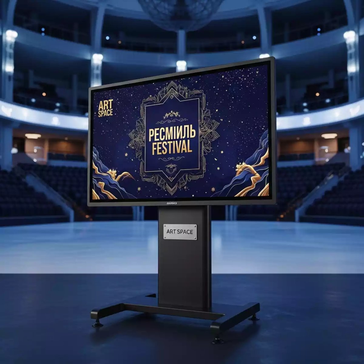 Аренда Интерактивная панель Prestel TSP 4K753 75 дюймов в Ледовом дворце «Айсберг» — ART SPACE