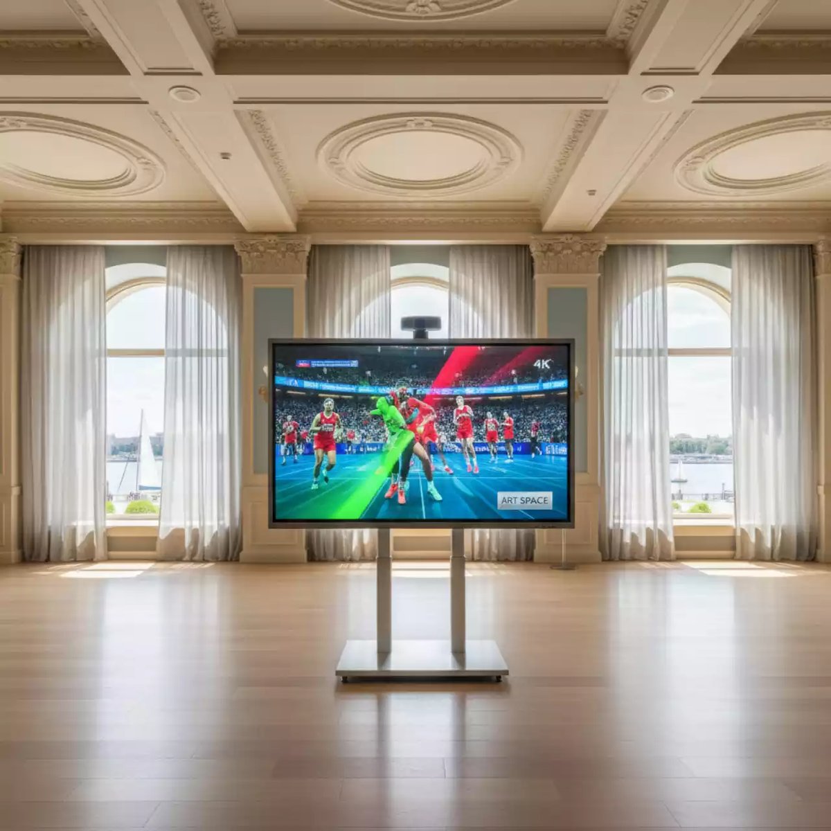 Аренда Интерактивная панель Prestel TSP 4K754 75 дюймов в ресторане «Паруса» — ART SPACE