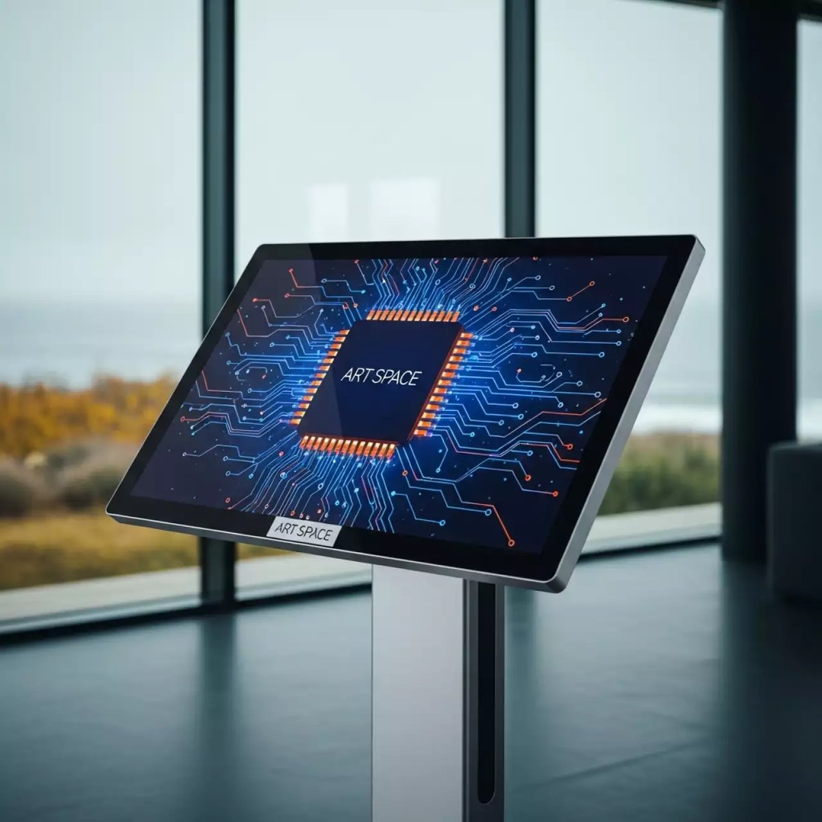 Аренда Интерактивная панель Prestel TSP 4K864 86 дюймов в пляжном клубе Del Mar — ART SPACE