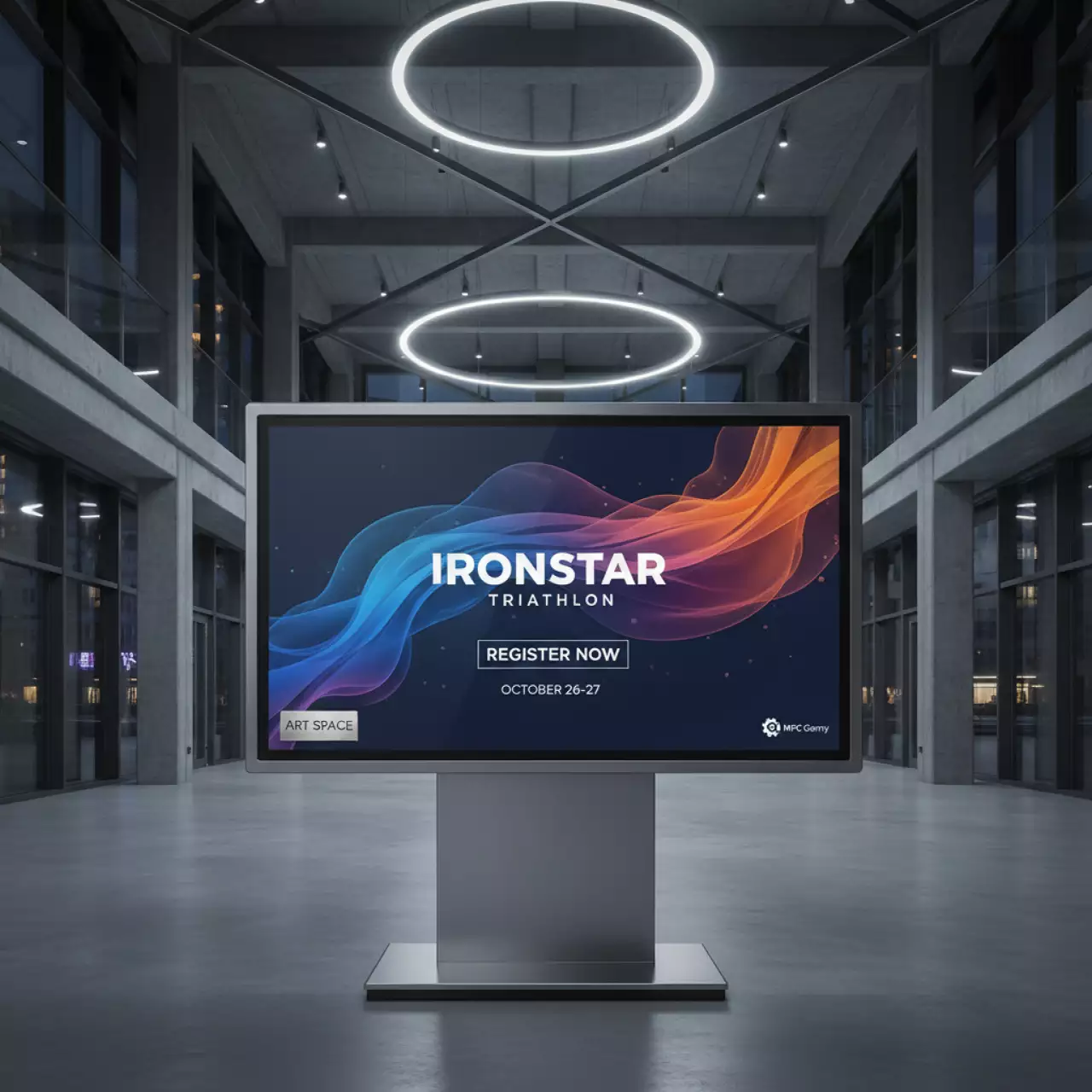 Аренда Интерактивная панель Prestel TSP 4K864 в МФК «Горный» — ART SPACE