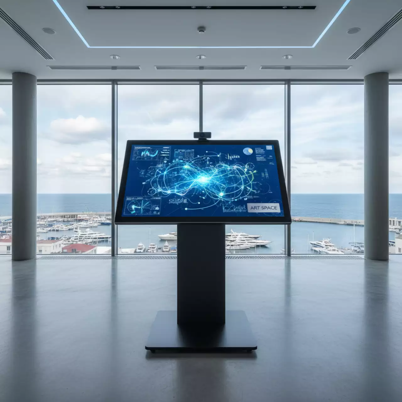 Аренда Интерактивная панель Ricoh IWB D3210BK 32 дюйма на территории Морпорта Сочи — ART SPACE