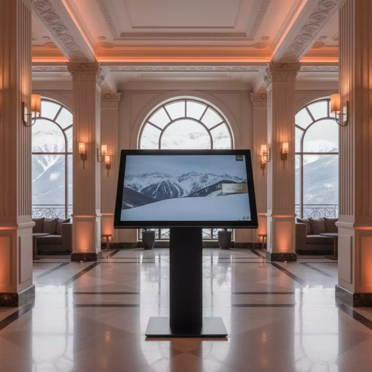 Аренда Интерактивная панель Ricoh IWB D3210BK 32 дюймов чёрный корпус в Radisson Hotel Rosa Khutor — ART SPACE