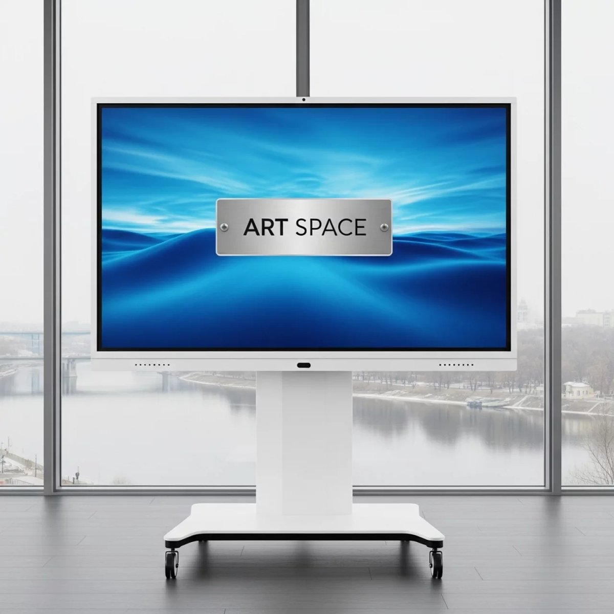 Аренда Интерактивная панель Ricoh IWB D 5530 55 дюймов белый корпус на теплоходе «Дагомыс» — ART SPACE