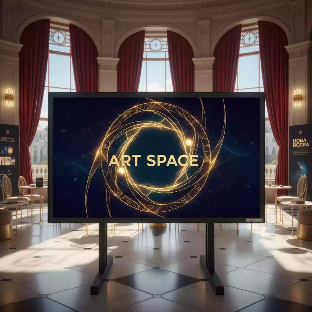 Аренда Интерактивная панель Ricoh IWB D 7510BK 75 дюймов чёрный корпус в Гранд Отель Сочи — ART SPACE